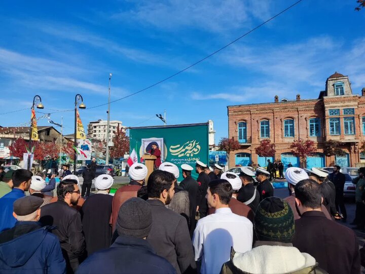 حضور طلاب و روحانیون استان گیلان در یوم‌الله نهم دی، روز بصیرت و میثاق امت با ولایت