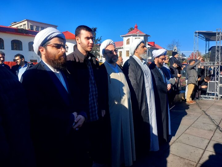 حضور طلاب و روحانیون استان گیلان در یوم‌الله نهم دی، روز بصیرت و میثاق امت با ولایت