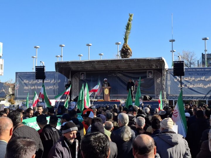 حضور طلاب و روحانیون استان گیلان در یوم‌الله نهم دی، روز بصیرت و میثاق امت با ولایت