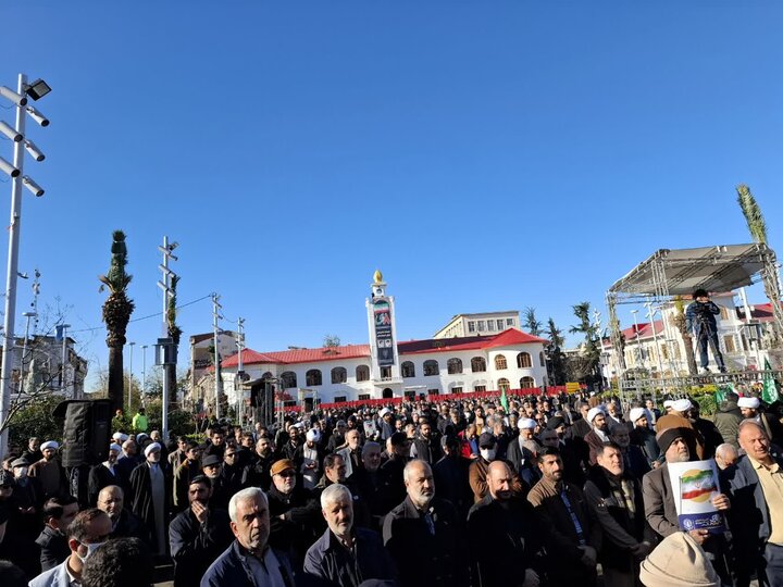 حضور طلاب و روحانیون استان گیلان در یوم‌الله نهم دی، روز بصیرت و میثاق امت با ولایت