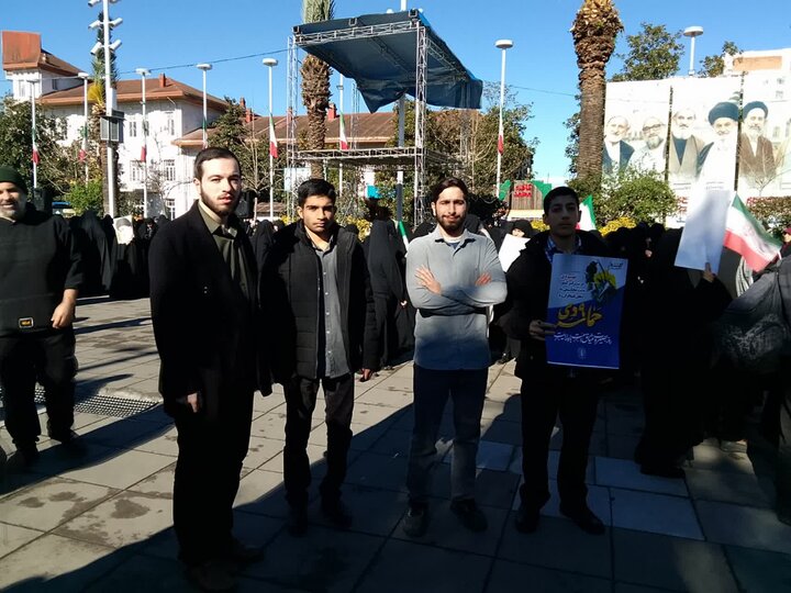 حضور طلاب و روحانیون استان گیلان در یوم‌الله نهم دی، روز بصیرت و میثاق امت با ولایت