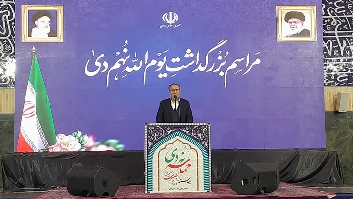 تصاویر/ آیین گرامیداشت حماسه ۹دی در زنجان