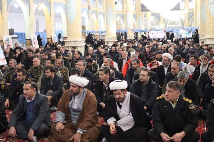 تصاویر/ آیین گرامیداشت حماسه ۹دی در بناب