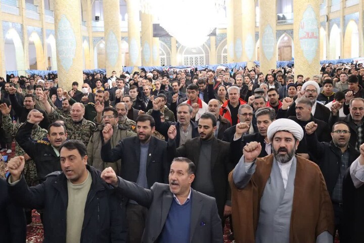 تصاویر/ آیین گرامیداشت حماسه ۹دی در بناب