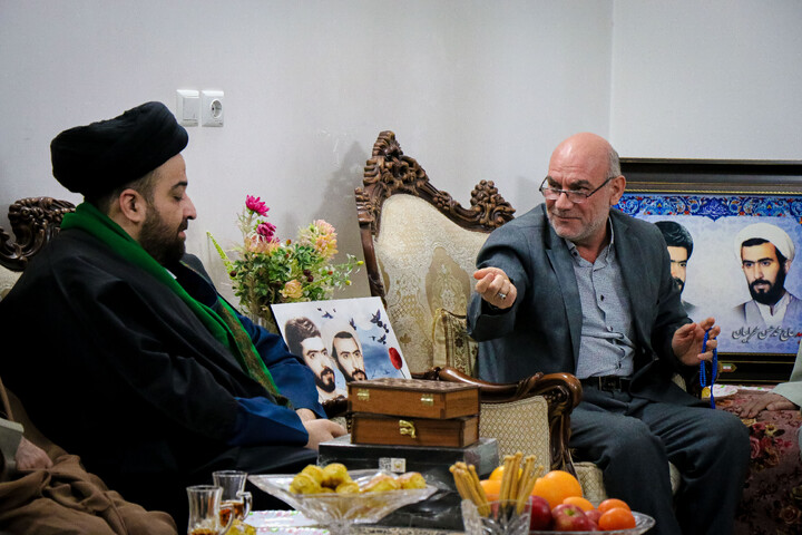 تصاویر/ تکریم اهالی رسانه‌ خبر از خانواده شهیدان محرابیان