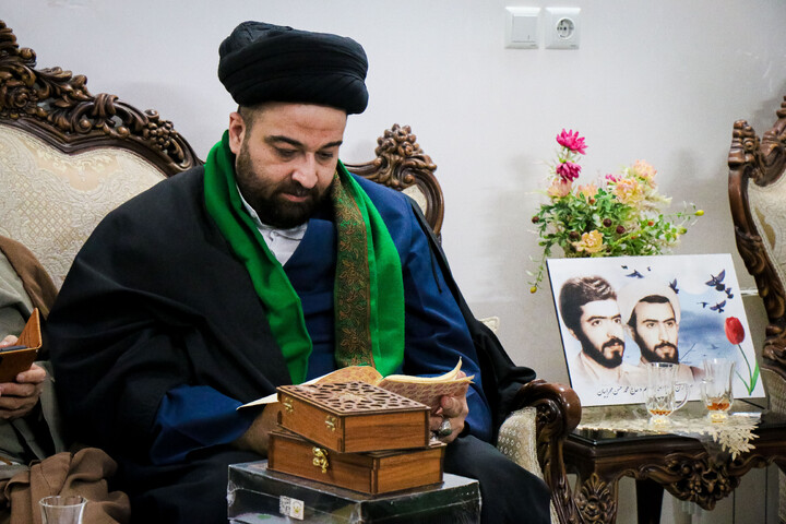 تصاویر/ تکریم اهالی رسانه‌ خبر از خانواده شهیدان محرابیان