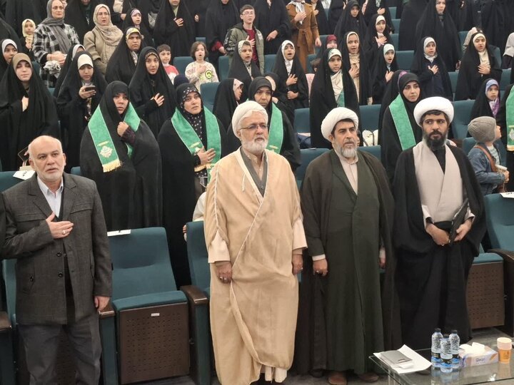 تصاویر/آیین تجلیل بیش از50 حافظ کل نهج البلاغه موسسه امیرالمومنین (ع) کاشان