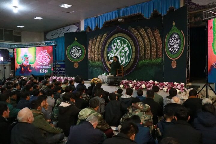 تصاویر/ یادواره فرزندان فاطمه و سالگردشهادت حاج قاسم سلیمانی در کاشان