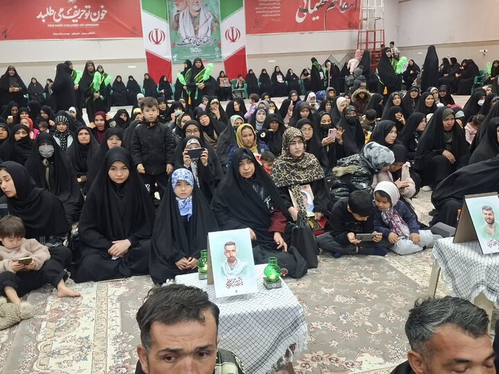 تصاویر/ یادواره فرزندان فاطمه و سالگردشهادت حاج قاسم سلیمانی در کاشان