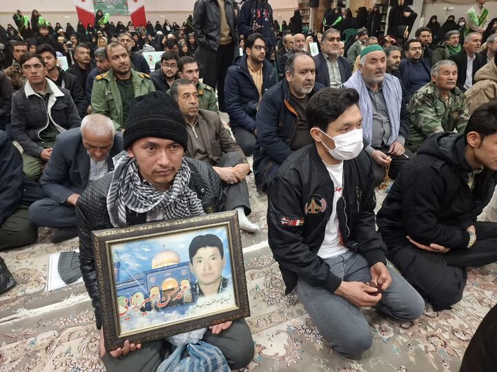 تصاویر/ یادواره فرزندان فاطمه و سالگردشهادت حاج قاسم سلیمانی در کاشان