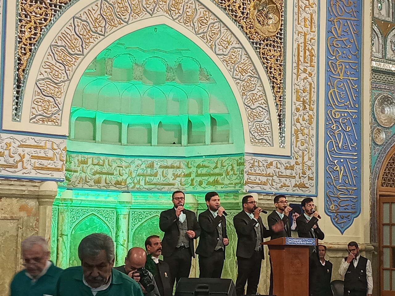 مراسم حماسه نهم دی در حرم مطهر رضوی