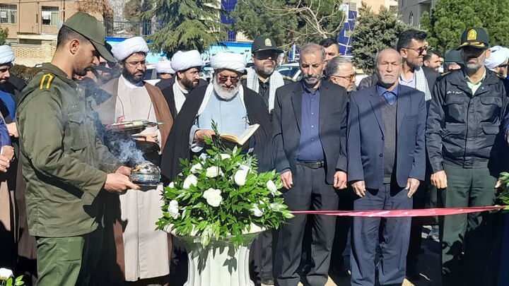 تصاویر/ رونمایی از تمثال شهدای والامقام فراجا در کهگیلویه‌وبویراحمد