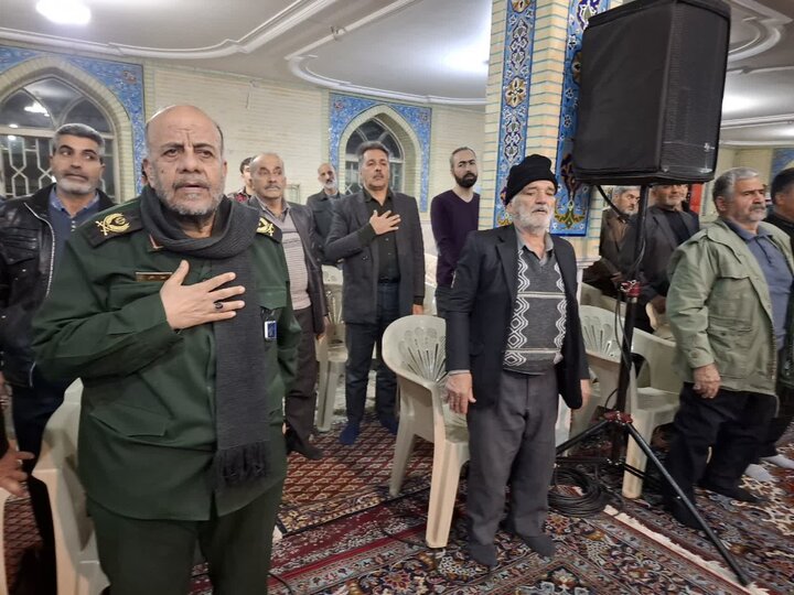 تصاویر/یادواره شهدای حسن آبادکاشان همراه باگرامیداشت شهدای جنگ 12روزه