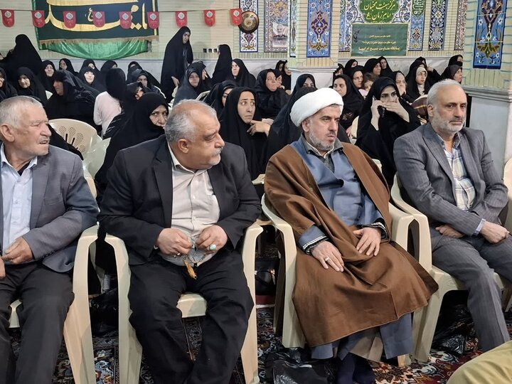 تصاویر/یادواره شهدای حسن آبادکاشان همراه باگرامیداشت شهدای جنگ 12روزه