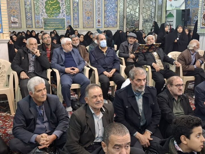 تصاویر/یادواره شهدای حسن آبادکاشان همراه باگرامیداشت شهدای جنگ 12روزه