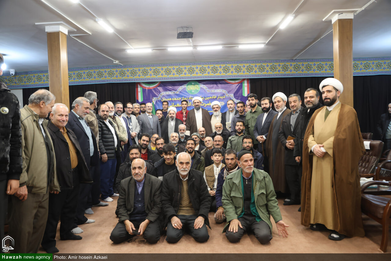 تصاویر / دیدار خادمین برادر ستاد نماز جمعه همدان با نماینده ولی فقیه در استان