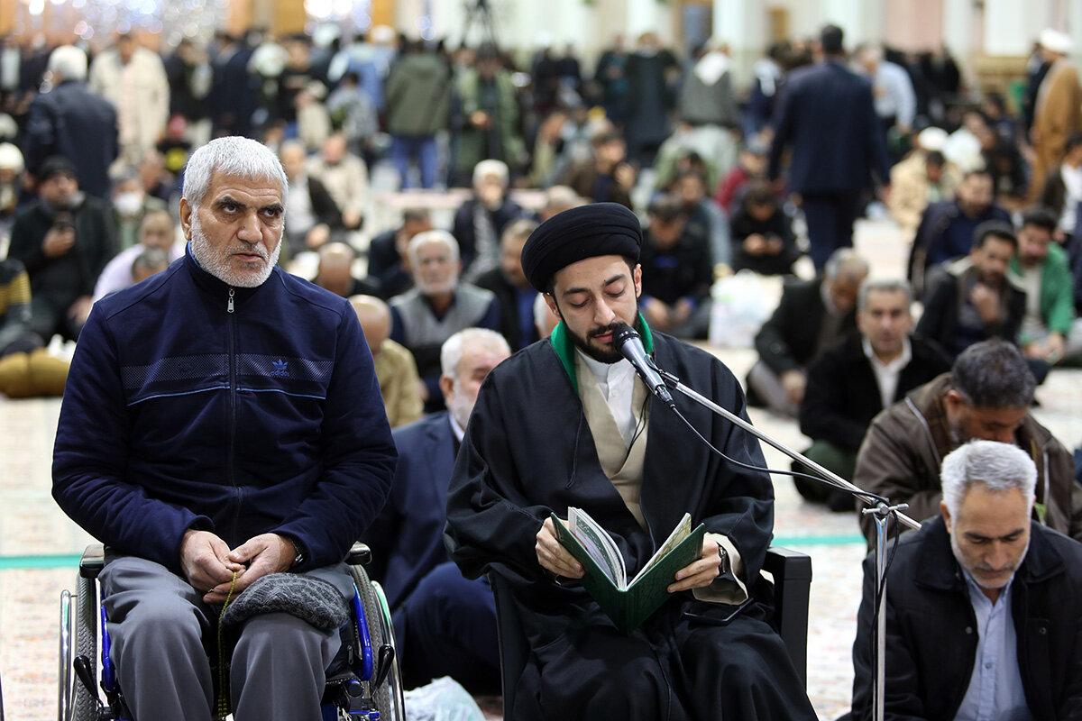 برپایی جشن میلاد امام جواد(ع) در حرم بانوی کرامت + تصاویر