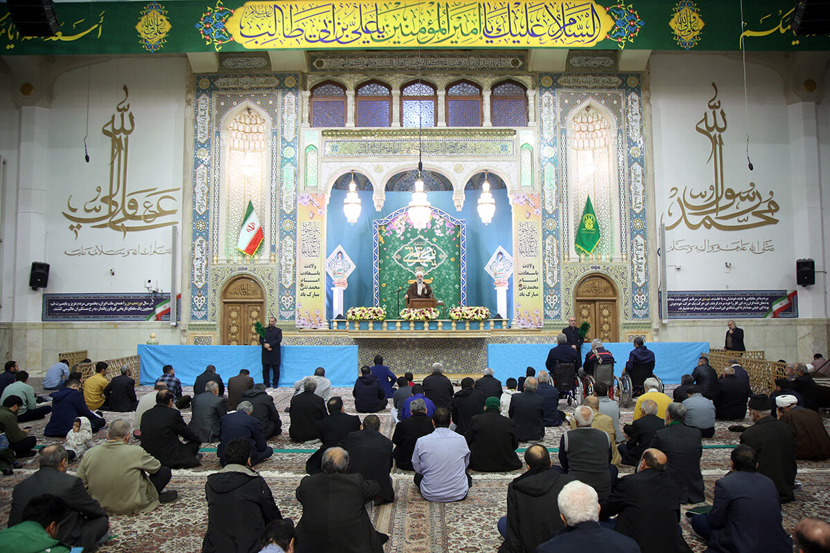 برپایی جشن میلاد امام جواد(ع) در حرم بانوی کرامت + تصاویر