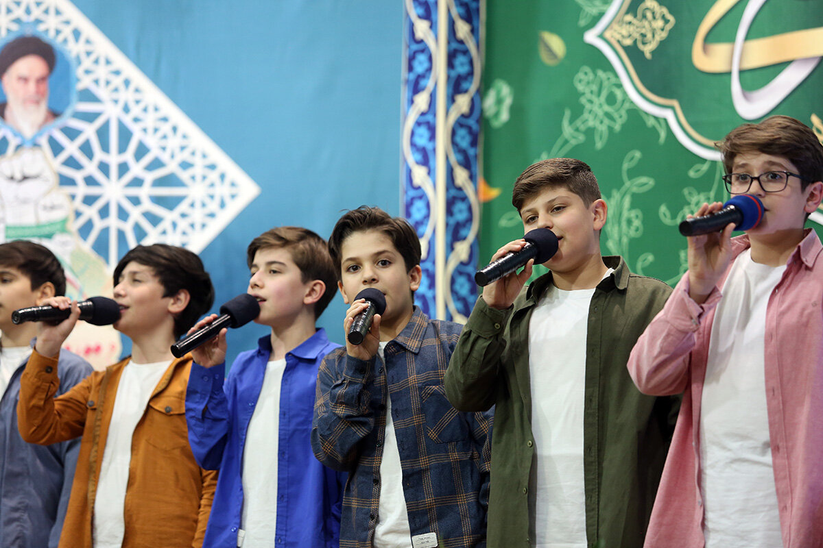 برپایی جشن میلاد امام جواد(ع) در حرم بانوی کرامت + تصاویر