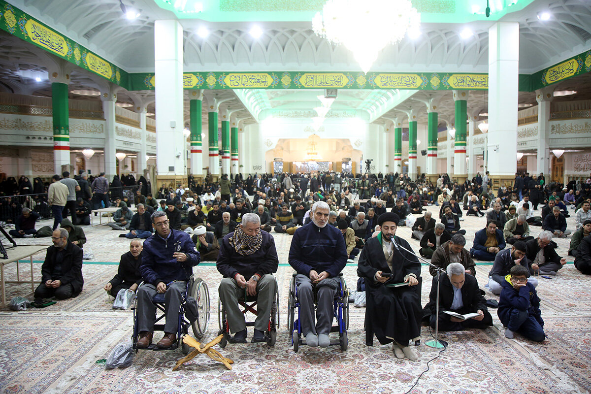 برپایی جشن میلاد امام جواد(ع) در حرم بانوی کرامت + تصاویر