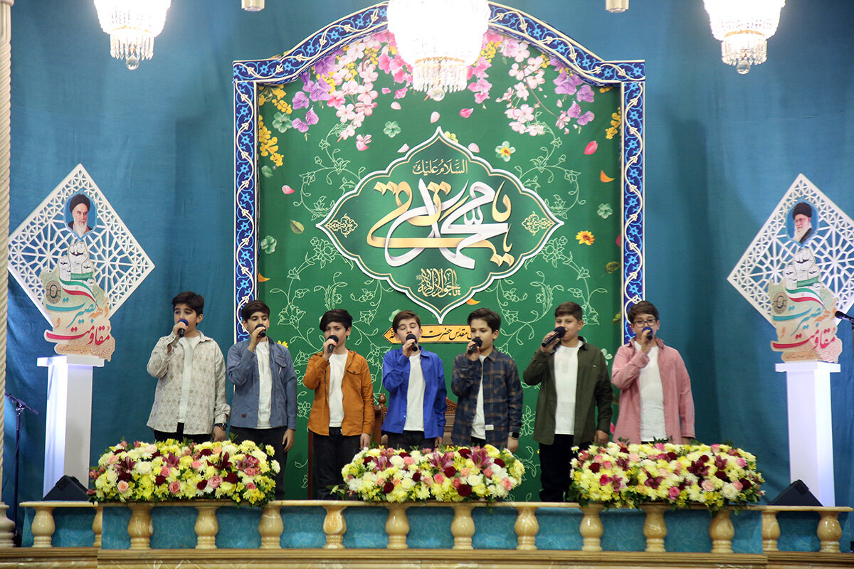 برپایی جشن میلاد امام جواد(ع) در حرم بانوی کرامت + تصاویر