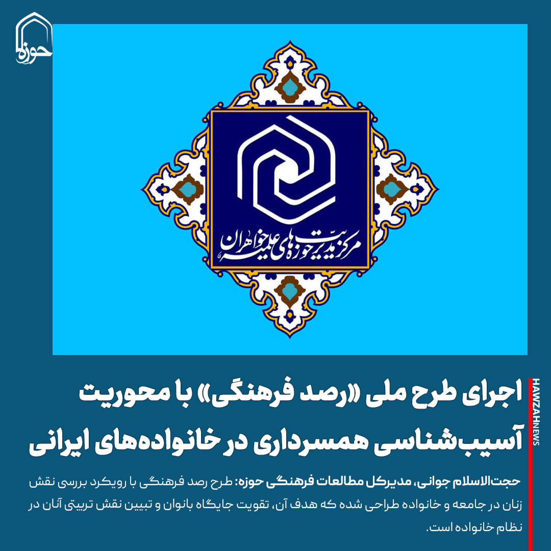 عکس نوشت| اجرای طرح ملی «رصد فرهنگی» با محوریت آسیب‌شناسی همسرداری در خانواده‌های ایرانی