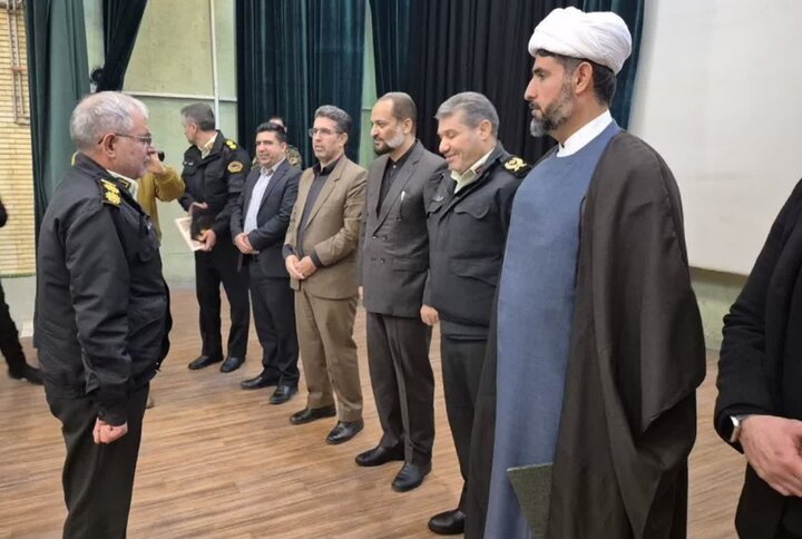 تصاویر/ آیین تکریم و معارفه فرمانده انتظامی شهرستان کامیاران