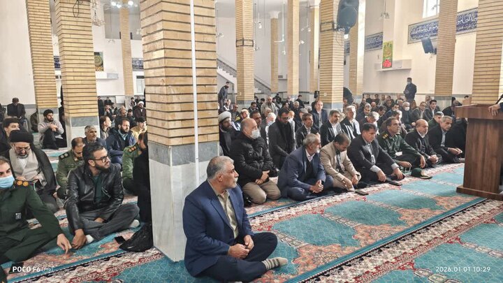 تصاویر/مراسم گرامیداشت سالروز شهادت حاج قاسم در کوهدشت