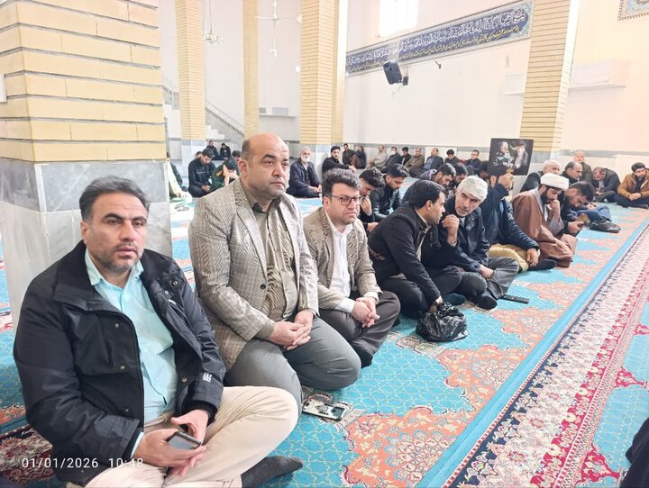 تصاویر/مراسم گرامیداشت سالروز شهادت حاج قاسم در کوهدشت