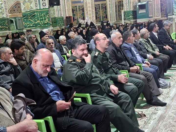 تصاویر/مراسم سالگرد شهادت حاج قاسم سلیمانی درآستان مقدس هلال بن علی