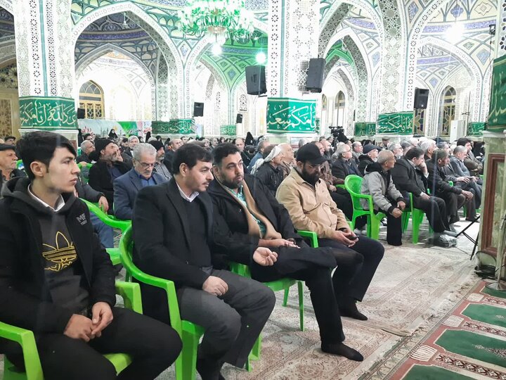 تصاویر/مراسم سالگرد شهادت حاج قاسم سلیمانی درآستان مقدس هلال بن علی