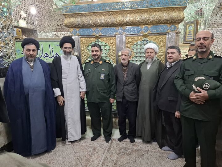 تصاویر/مراسم سالگرد شهادت حاج قاسم سلیمانی درآستان مقدس هلال بن علی