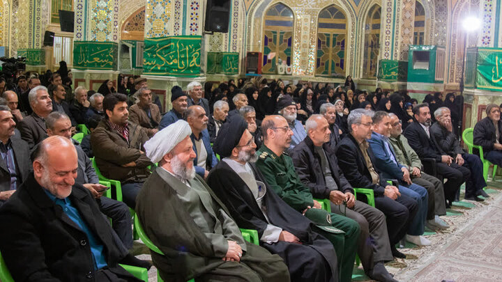 تصاویر/مراسم سالگرد شهادت حاج قاسم سلیمانی درآستان مقدس هلال بن علی