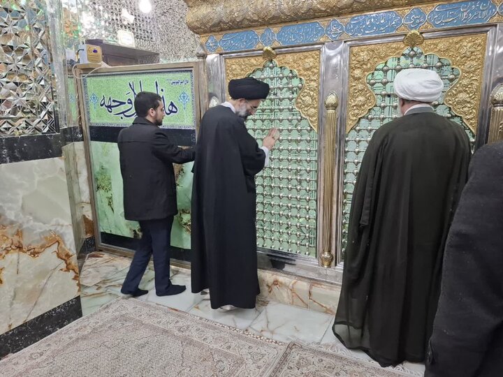 تصاویر/مراسم سالگرد شهادت حاج قاسم سلیمانی درآستان مقدس هلال بن علی