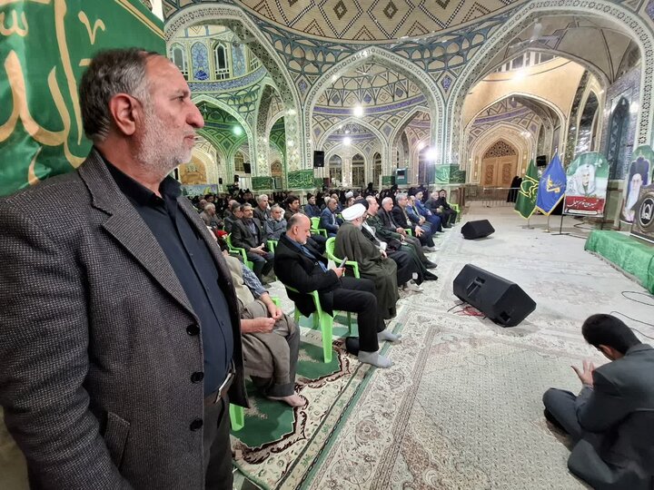 تصاویر/مراسم سالگرد شهادت حاج قاسم سلیمانی درآستان مقدس هلال بن علی