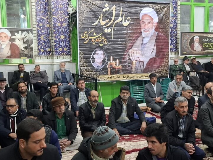 تصاویر/سالگرد ارتحال ابوالشهیدحجت‌الاسلام رحمتی درآران و بیدگل