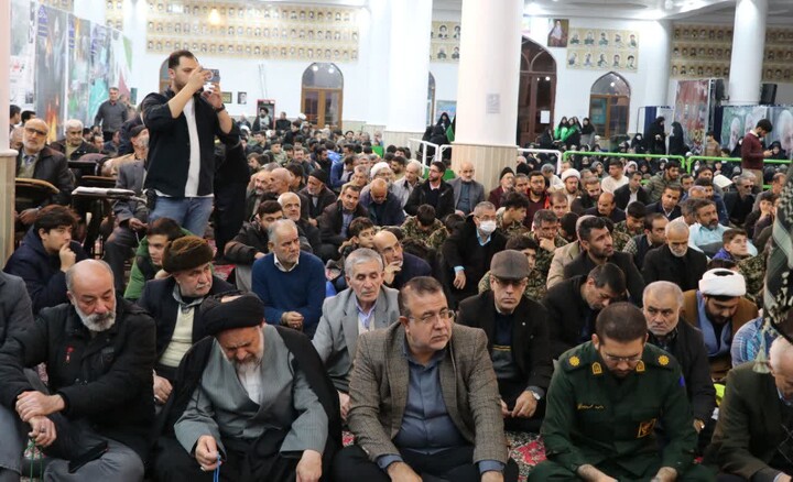 ششمین سالروز شهادت سردار شهید حاج قاسم سلیمانی و علامه مصباح یزدی در شهرستان نظرآباد
