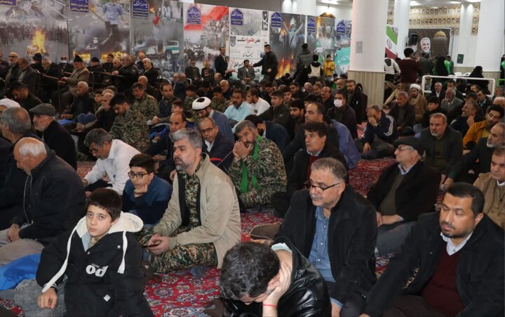 ششمین سالروز شهادت سردار شهید حاج قاسم سلیمانی و علامه مصباح یزدی در شهرستان نظرآباد