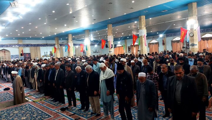 تصاویر/ آیین عبادی سیاسی نماز جمعه شهرستان زابل