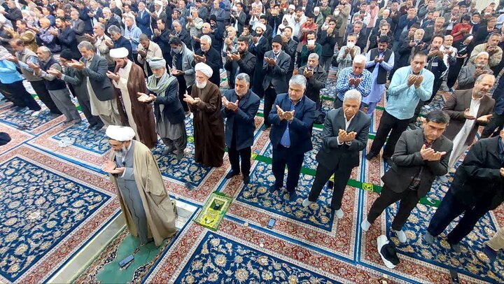 تصاویر/ آیین عبادی سیاسی نماز جمعه شهرستان زابل