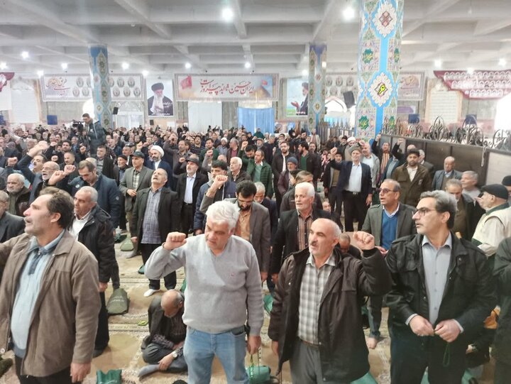 تصاویر/ نمازعبادی سیاسی جمعه کاشان