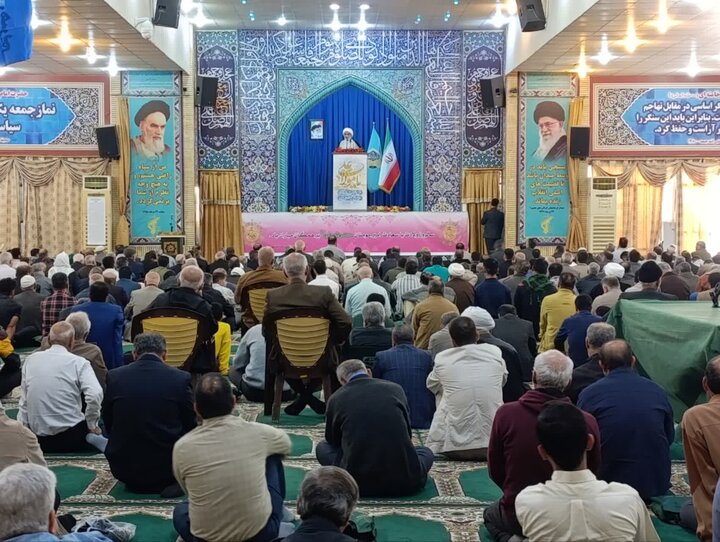 تصاویر/ آیین عبادی سیاسی نمازجمعه امروز شهر بوشهر