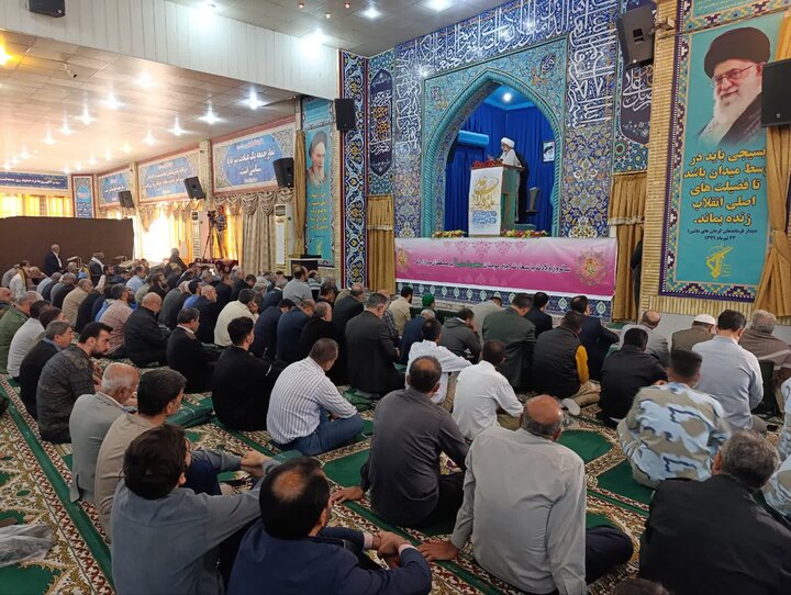 تصاویر/ آیین عبادی سیاسی نمازجمعه امروز شهر بوشهر