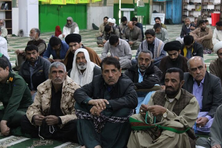 تصاویر/ آیین عبادی سیاسی نماز جمعه شهرستان دلگان