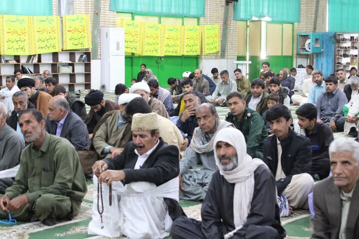 تصاویر/ آیین عبادی سیاسی نماز جمعه شهرستان دلگان