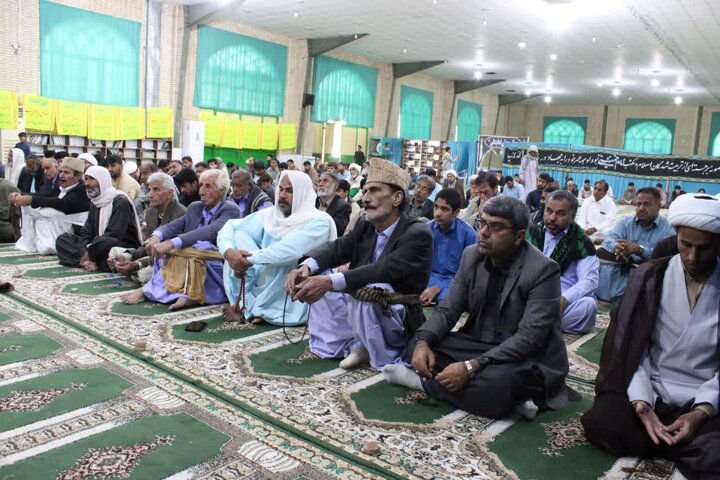 تصاویر/ آیین عبادی سیاسی نماز جمعه شهرستان دلگان