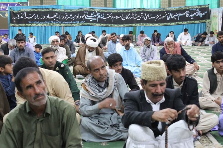 تصاویر/ آیین عبادی سیاسی نماز جمعه شهرستان دلگان