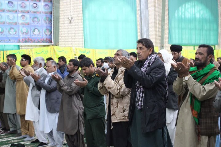 تصاویر/ آیین عبادی سیاسی نماز جمعه شهرستان دلگان