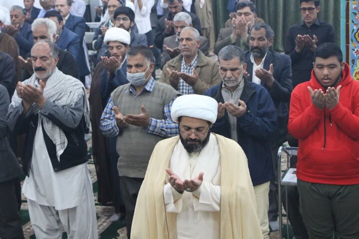 تصاویر/ آیین عبادی سیاسی نماز جمعه شهرستان بنجار