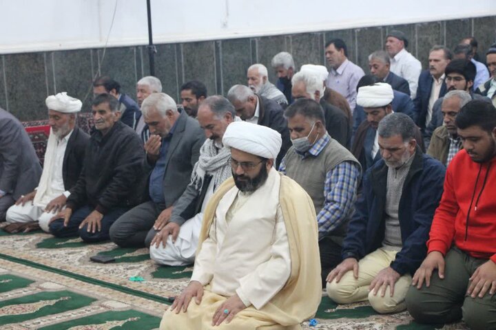 تصاویر/ آیین عبادی سیاسی نماز جمعه شهرستان بنجار